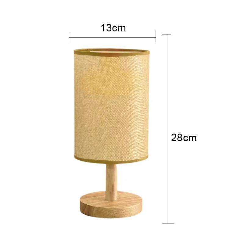 Chinese Style Dimmable LED Table Lamp USB Fabric Shade Bedside Mood Light
