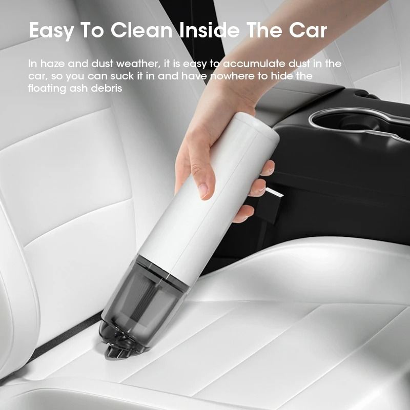 Wireless Handheld Car Vacuum Cleaner with Strong Suction Power