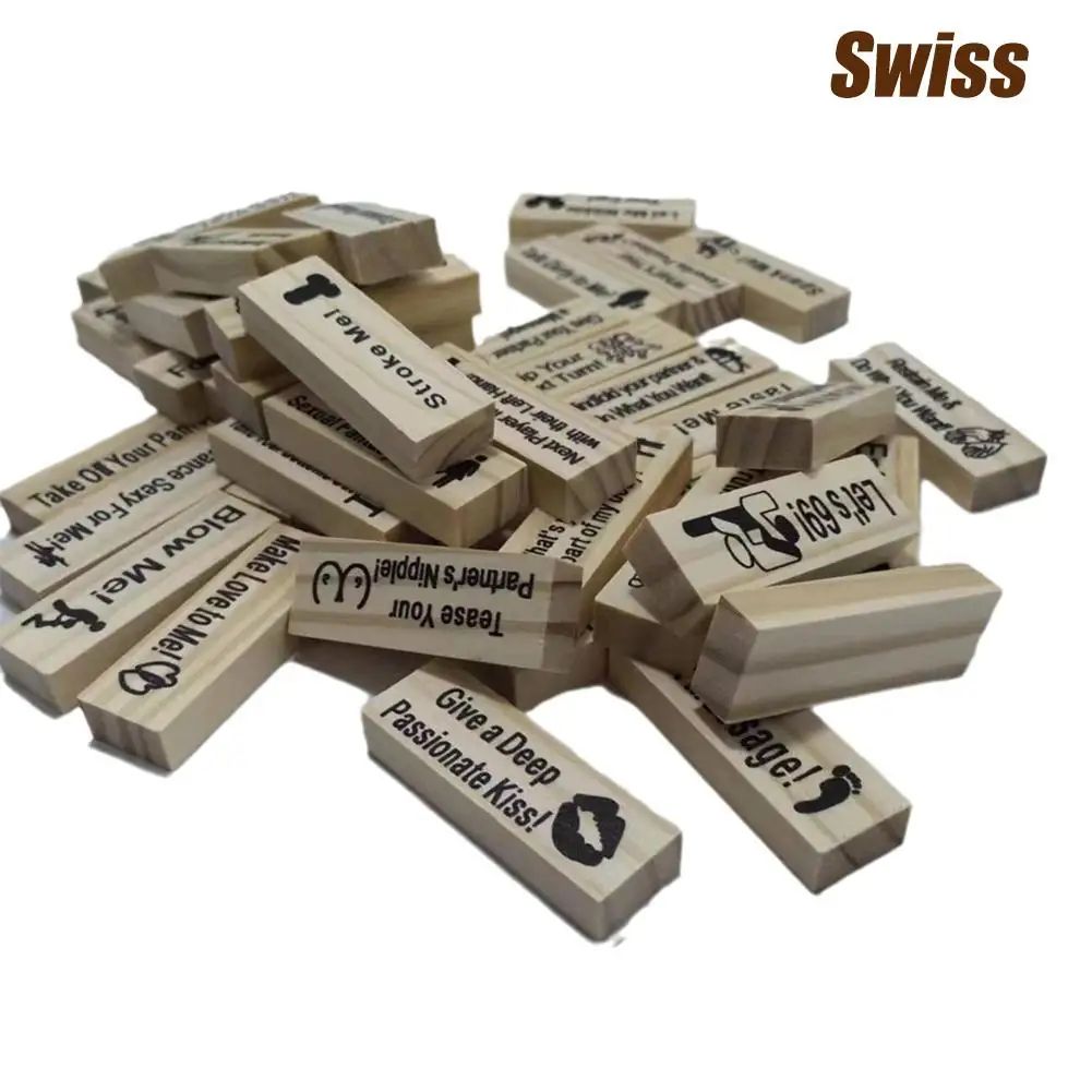 Couples Wooden Love Block Game