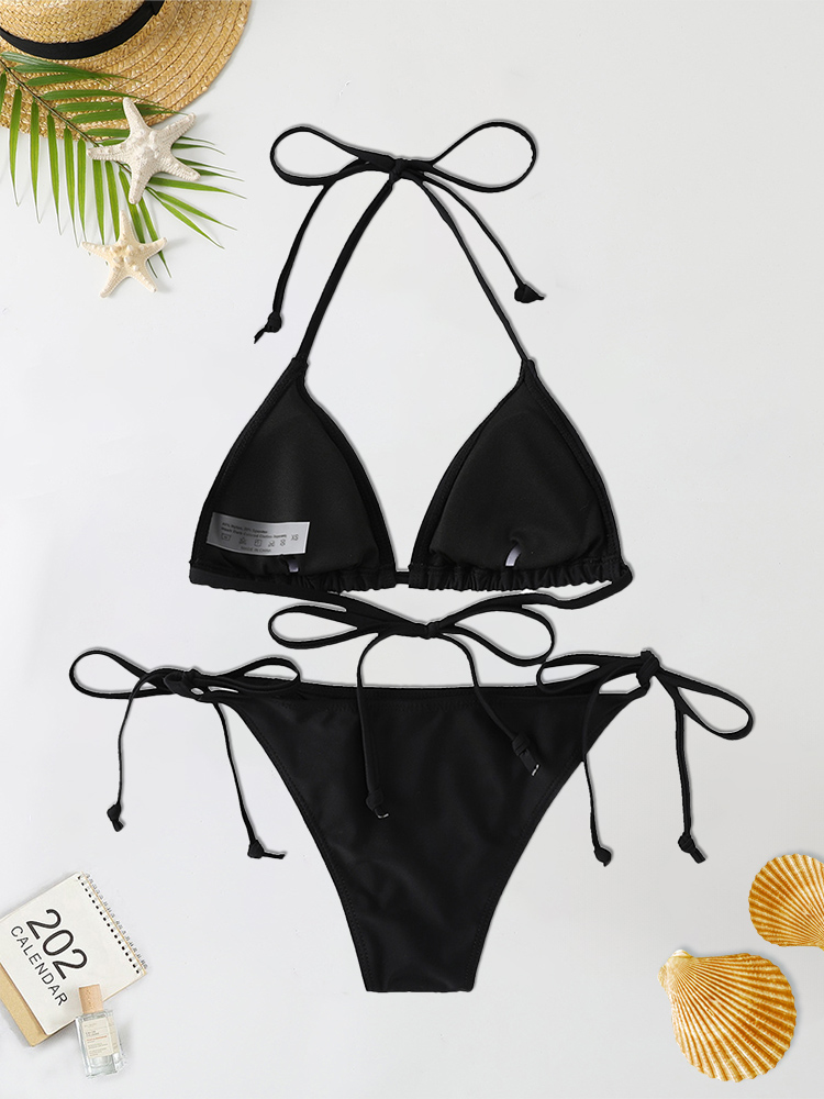 Brazilian Biquini Fashion Sexy Swimsuit Women, Bikinis Set Triangle Swimwear, String Beachwear Thong One Piece Suits