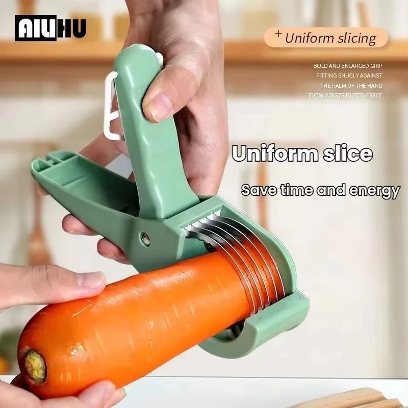 Multi-Functional Stainless Steel Slicer – Professional Salad & Vegetable Tool