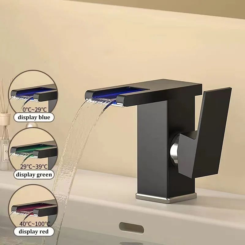 LED Waterfall Basin Faucet