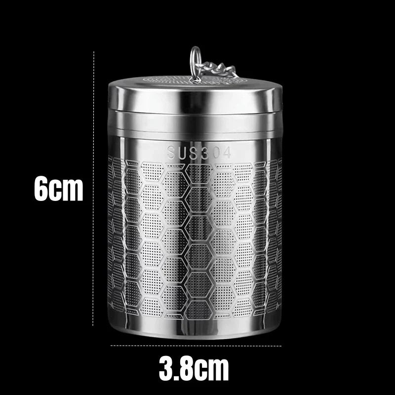Extra Fine Mesh Stainless Steel Tea Infuser with Chain Hook