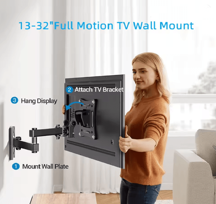 FlexView Full Motion TV Wall Mount