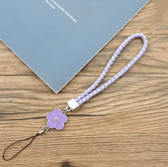 Cute Flower Phone Wrist Strap Universal Phone Lanyard Keychain Strap