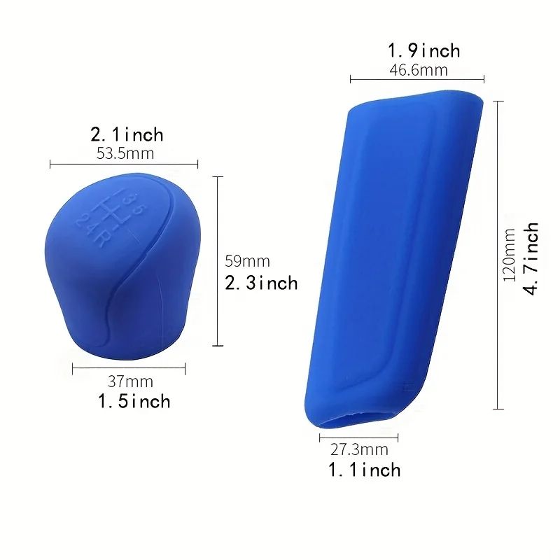 Universal Car Gear Shift & Handbrake Cover Set (2PCS) - Anti-Slip, Wear-Resistant Grip Sleeves