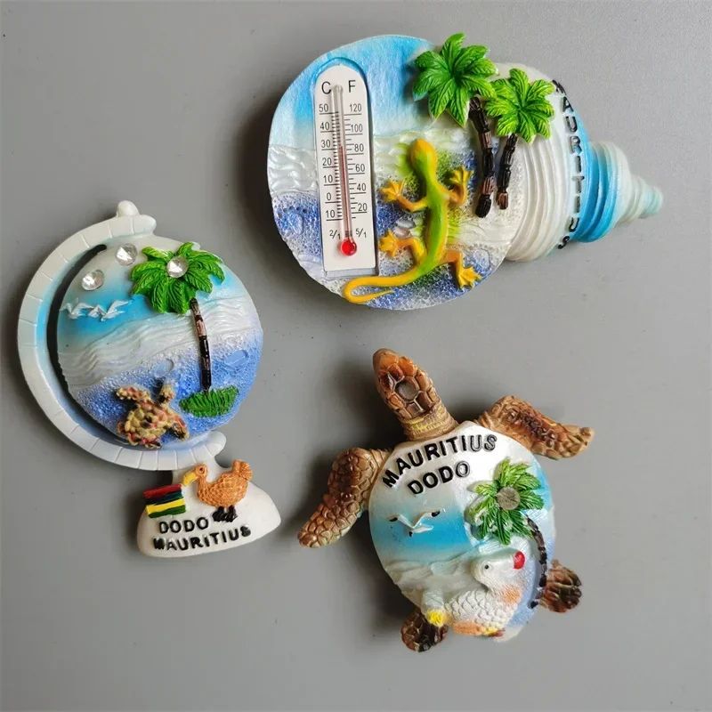 Mauritius Souvenir Fridge Magnet Travel Dodo Decor for Home and Collection