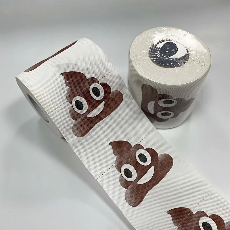 Fun Patterned Toilet Paper Roll and Industrial Grade 3 Layer Specialized Hygiene Hardware