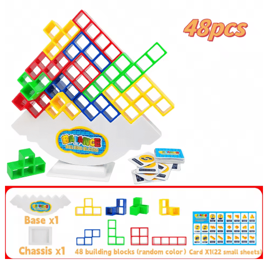 Balanced Stacking Building Blocks Game Multiplayer Family Party Board Game