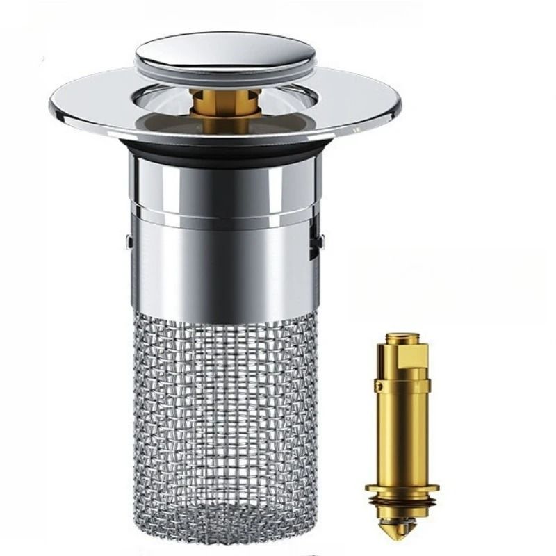 Professional Stainless Steel Pop Up Sink Drain Strainer