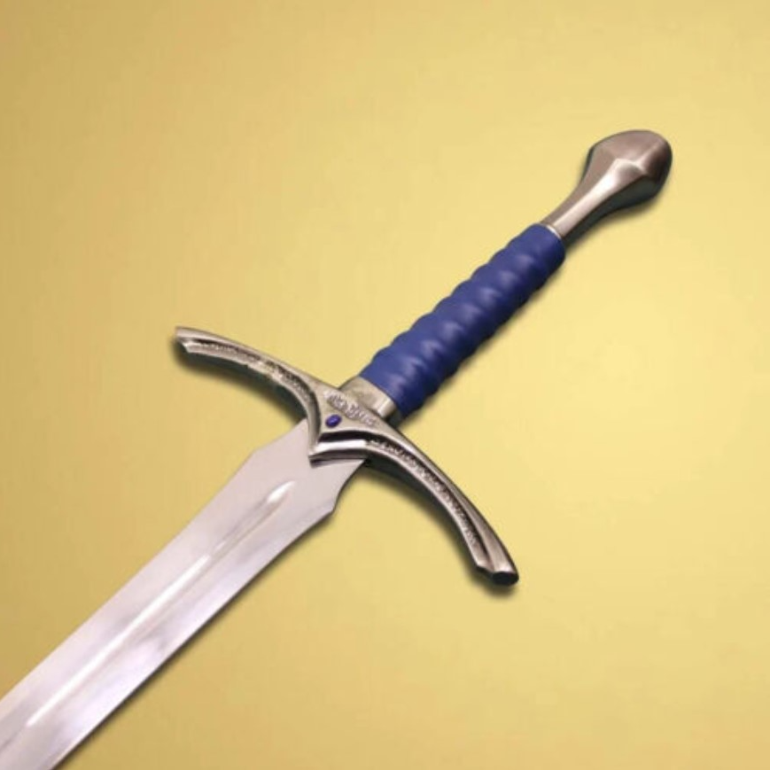 Handmade Glamdring Sword | Damascus Steel Replica with Scabbard