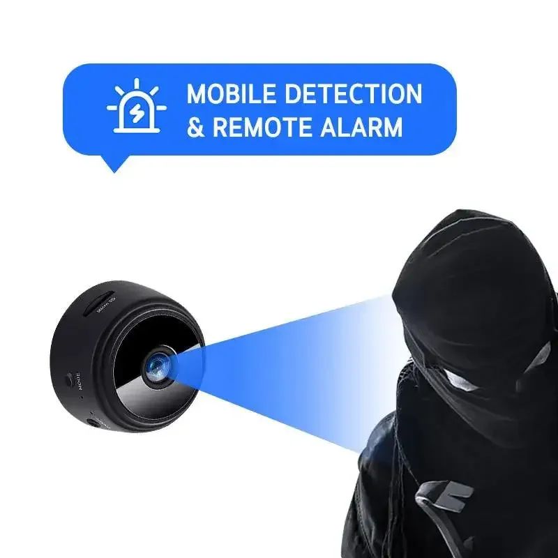 A9 Mini WiFi Security Camera 1080P with Night Vision & Smart App Control
