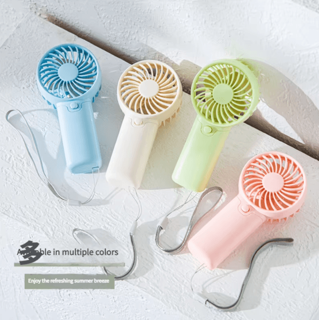 Portable Mini Handheld Fan Lightweight Pocket Air Cooler AA Battery Cooling Fan