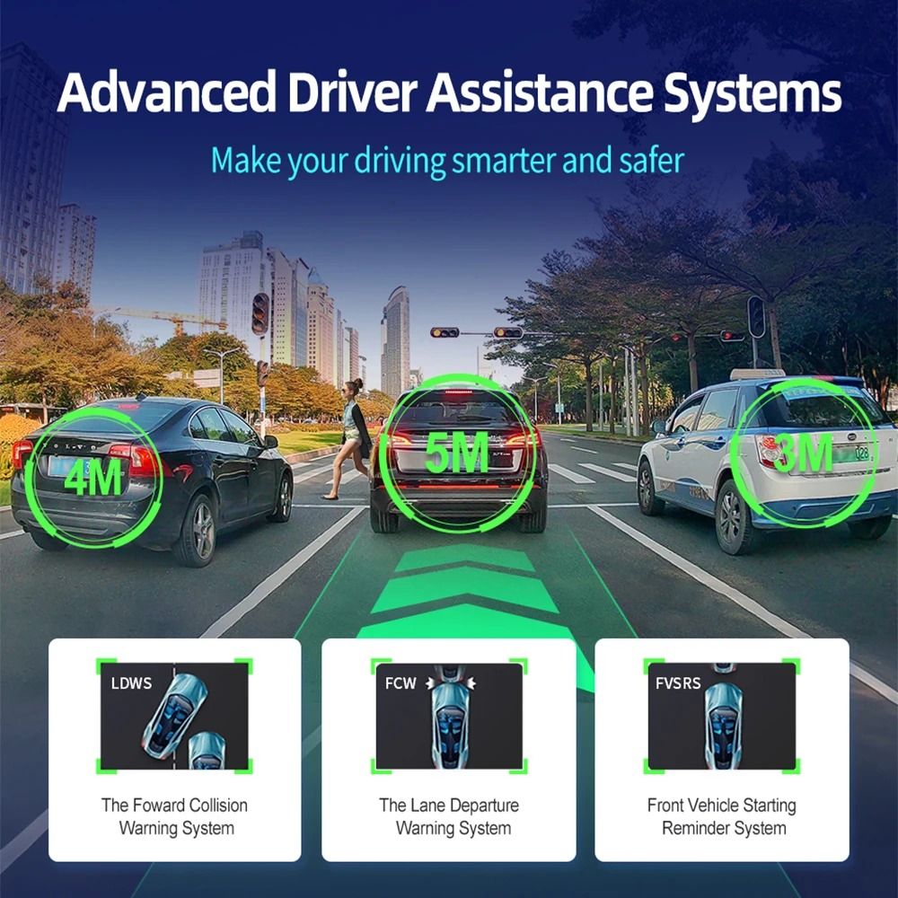 11.4 inch 4K Dash Cam with Wireless CarPlay and Android Auto