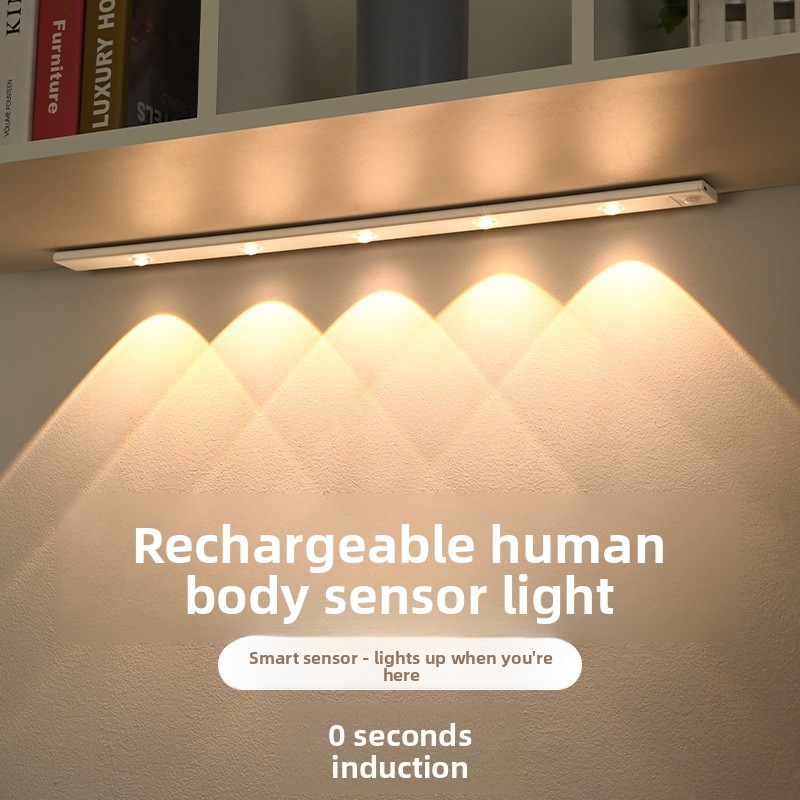 Rechargeable LED Smart Human Body Sensor Night Light – Cat Eye Sensor, Wine Cabinet, Hill Night Light