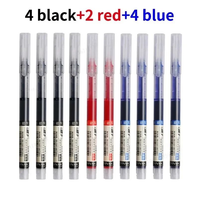 10-Piece Quick-Drying Precision Gel Pen Set