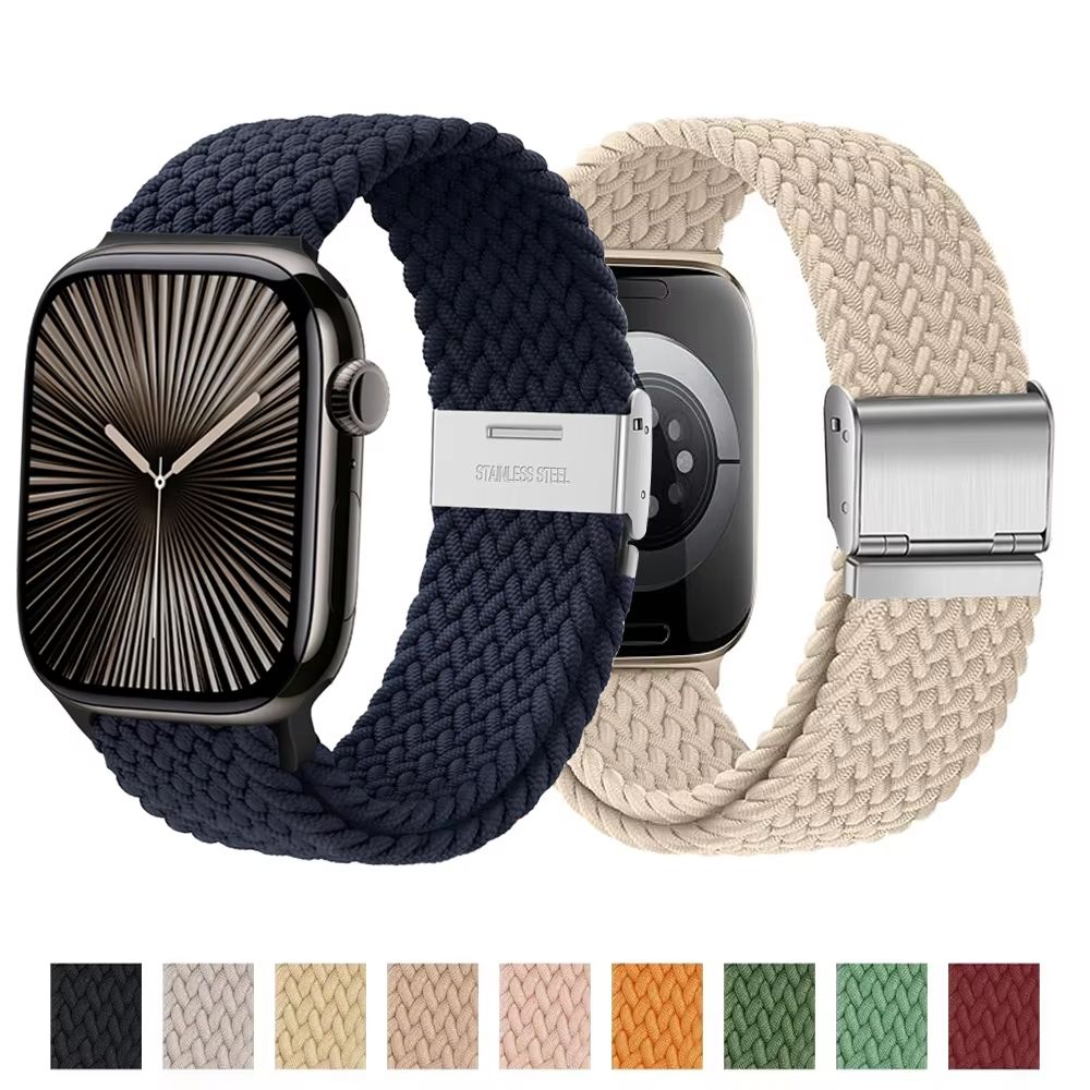 Braided Loop Strap for Apple Watch – Comfortable iWatch Band