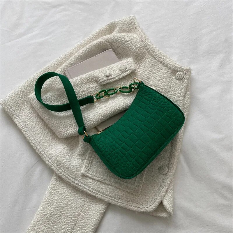 Retro Casual Small Square Shoulder Bag, Trendy, Compact, and Versatile Autumn Fashion