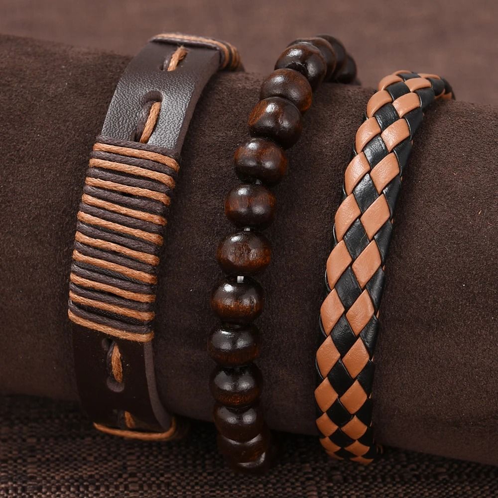 Modern Mens Watch And Bracelet Set