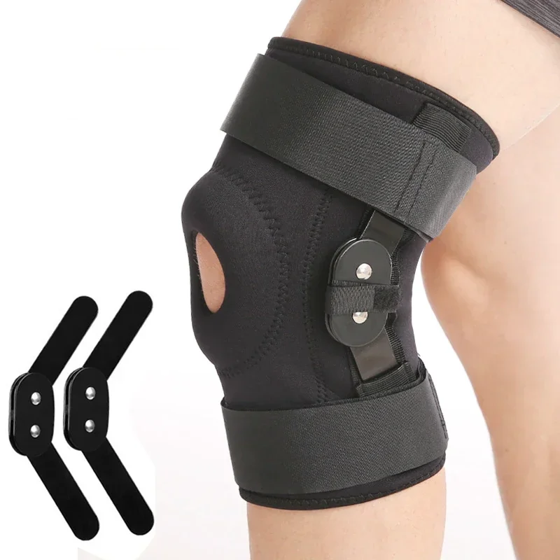 Adjustable Hinged Knee Brace for Meniscus Tear Support & Pain Relief
