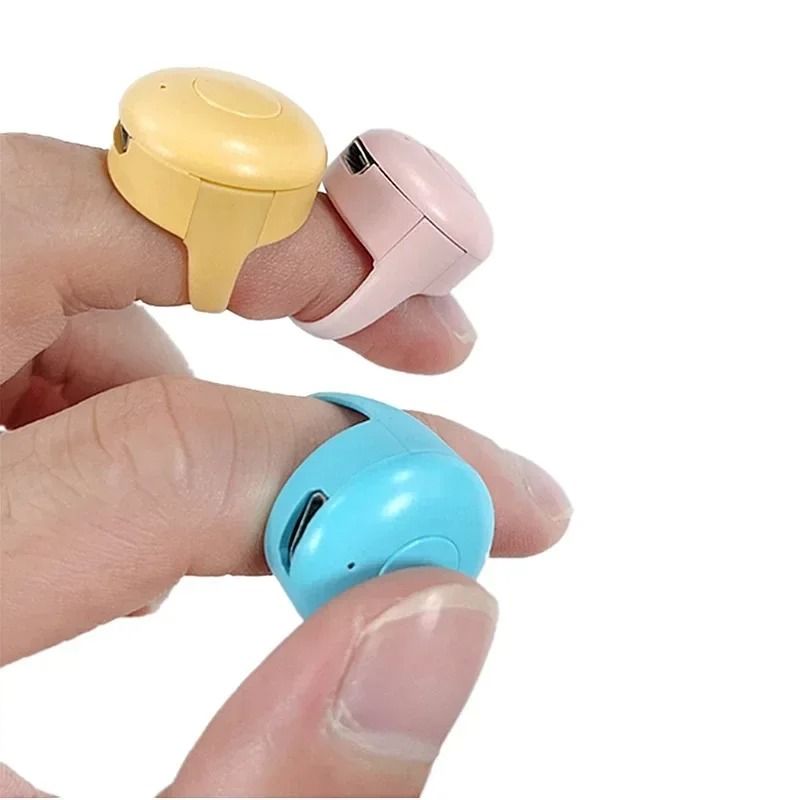 Smart Fingertip Bluetooth Remote Control Ring | Hands-Free Video & Page Controller