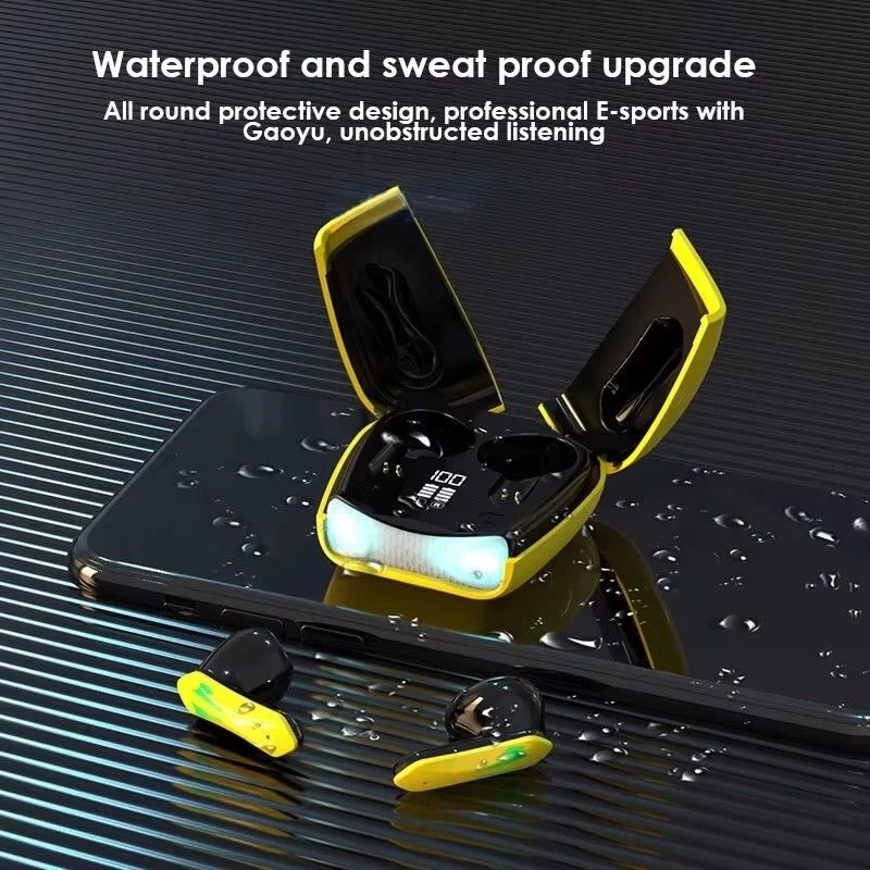 Wireless Bluetooth Gaming Earbuds with Low Latency and Long Battery Life