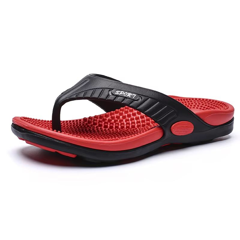AirFlex Men's Massage EVA Beach Flip Flops Breathable Summer Sandals