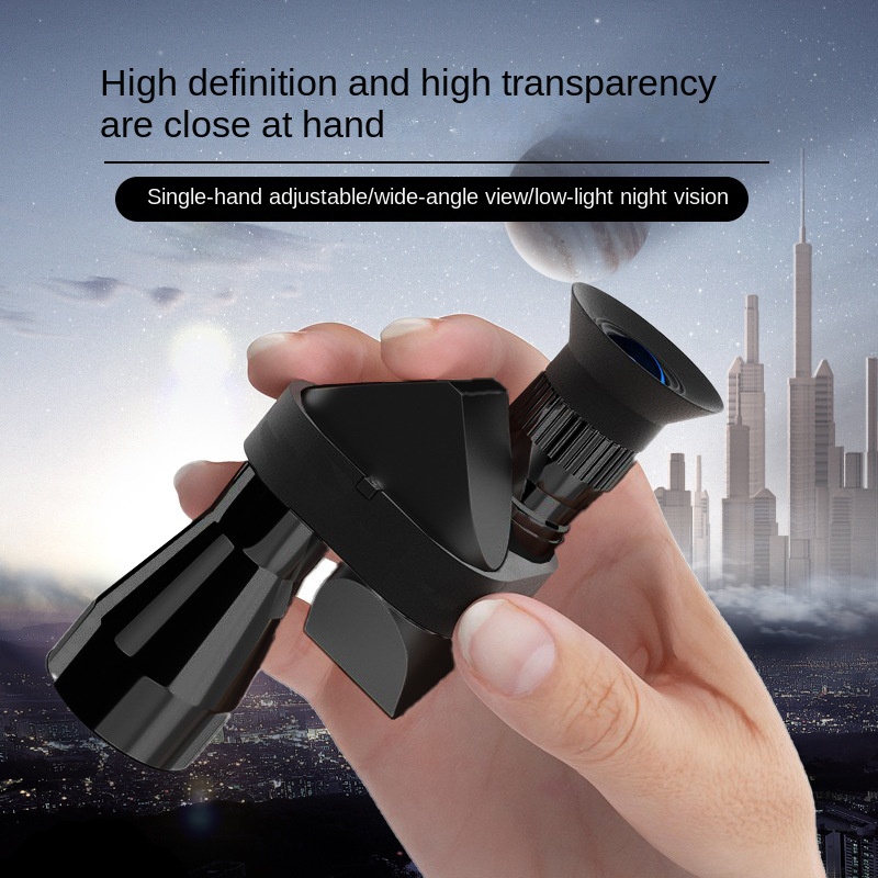Compact HD Monocular with High Magnification, Lightweight Travel Telescope for Bird Watching, Hiking & Fishing
