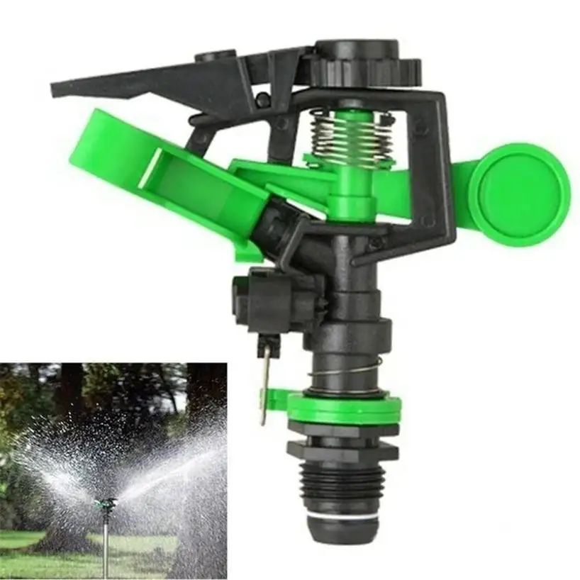 AquaSpin 360° Adjustable Lawn Sprinkler Nozzle – Rotating Garden Irrigation Spray Head