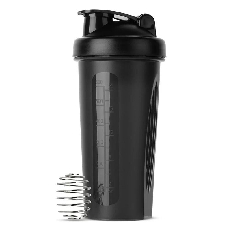 Protein Shaker Bottle 20oz Leakproof Mixer Cup for Gym and Fitness Enthusiasts