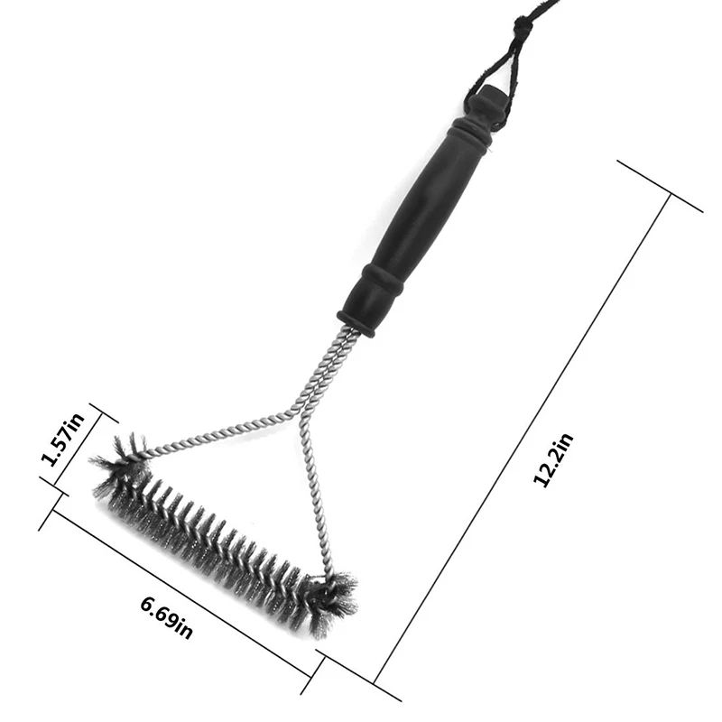 Stainless Steel BBQ Grill Cleaning Brush Heavy Duty