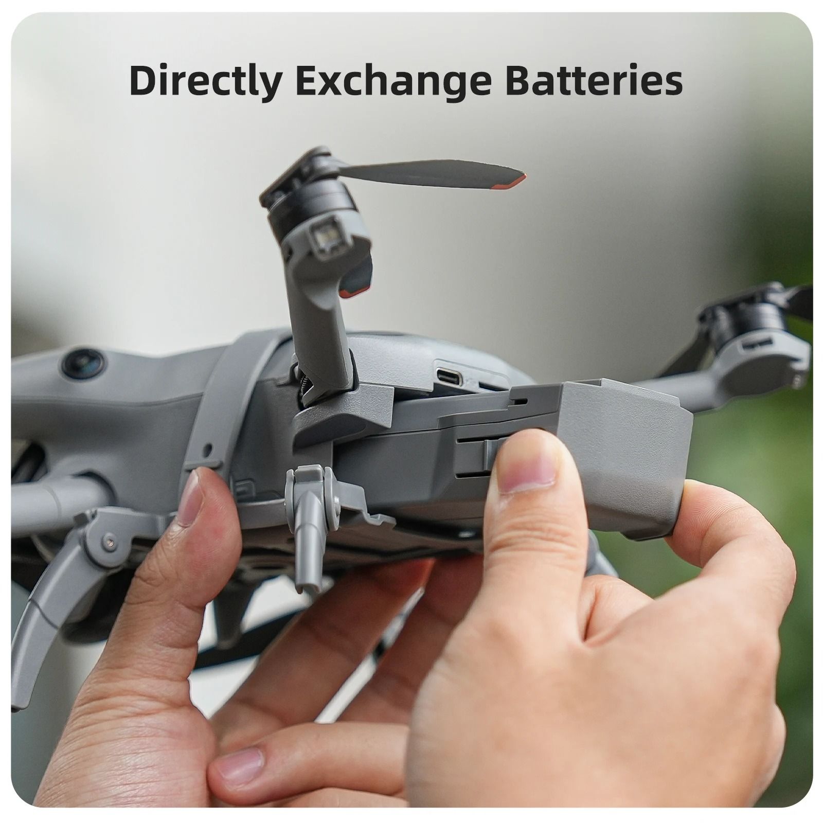 Foldable Spider Landing Gear Height Extension for DJI Mini 5 Pro Drone