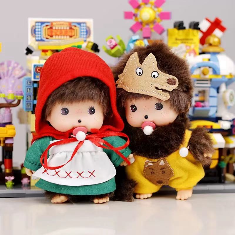 Cute Toy Transformed Doll, PP Cotton Medal Monkey, Girl Bag Pendant, Christmas Birthday Gift