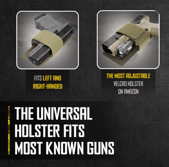 Universal Concealed Carry Gun Holster Quick Draw Pistol Pouch
