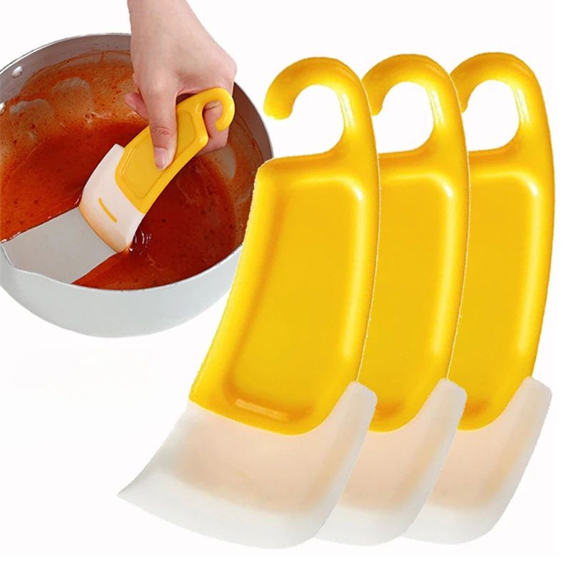 Premium Silicone Cleaning Spatula Flexible Kitchen Scraper Tool