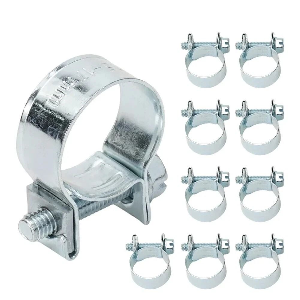 NEW Gas Line Hose Clamps, Fuel Injection Clip Pipe Clamp