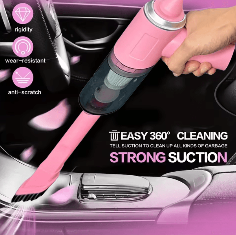 3-in-1 USB Rechargeable Mini Vacuum Cleaner for Car and Home