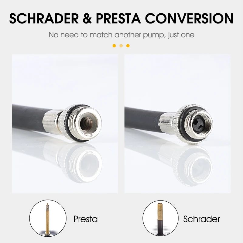 WEST BIKING Mini Bike Pump 100PSI Aluminum Alloy