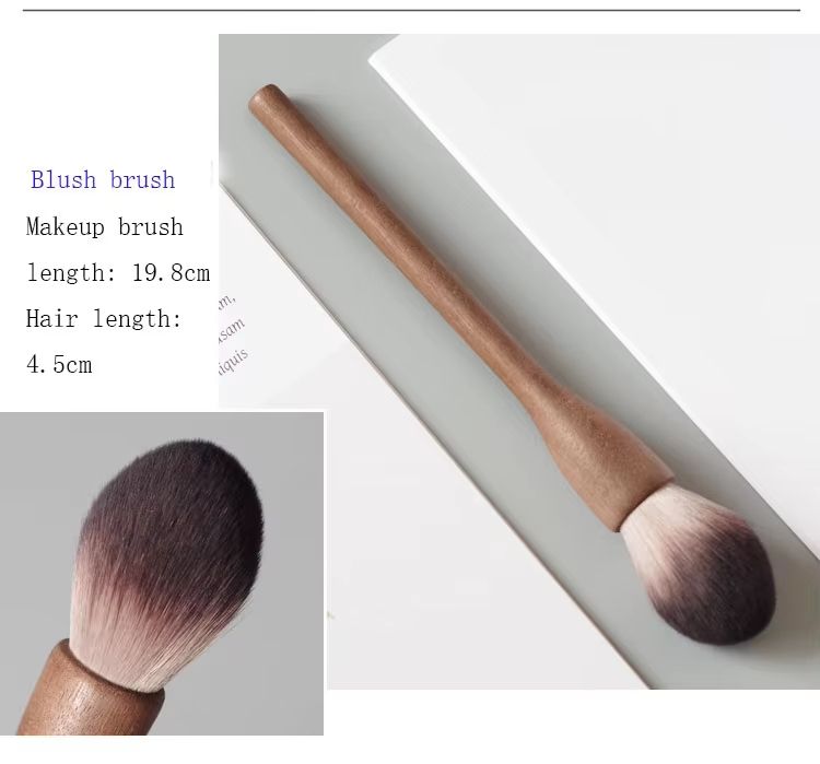 Karsyngirl Makeup Brush Wood Walnut Large Retro Powder Brush