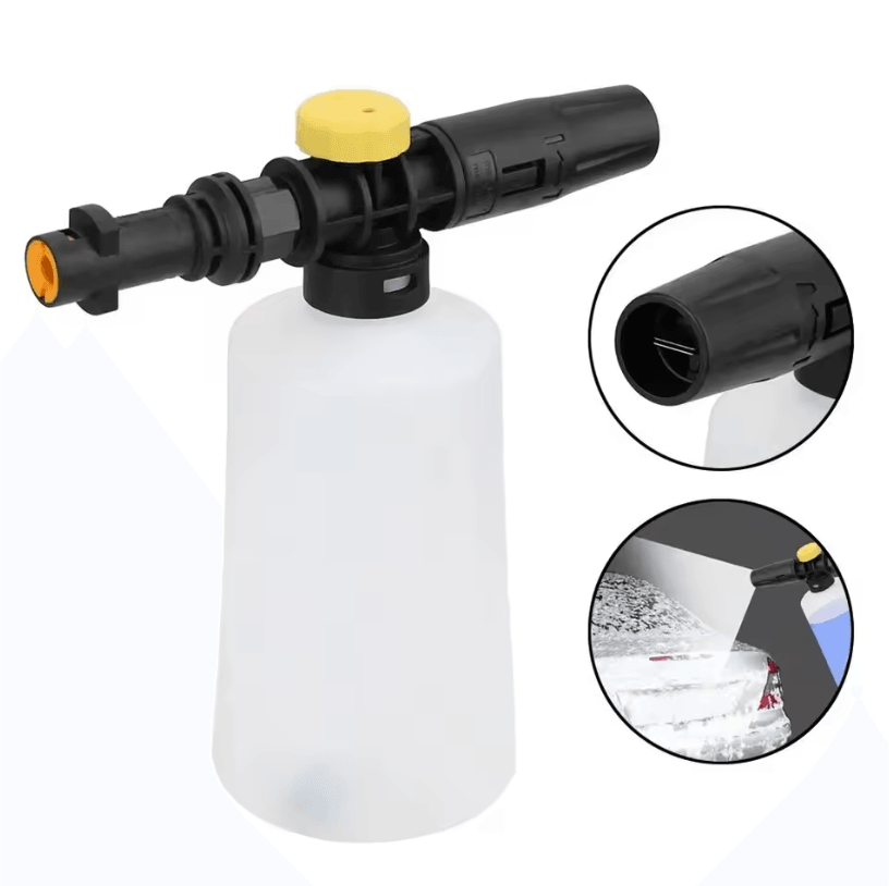 750ML Snow Foam Lance Foam Generator with Adjustable Nozzle for High Pressure Car Washers