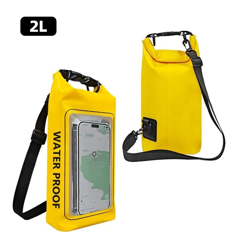 Touch Screen Transparent Dry Bag Backpack 2L and 5L
