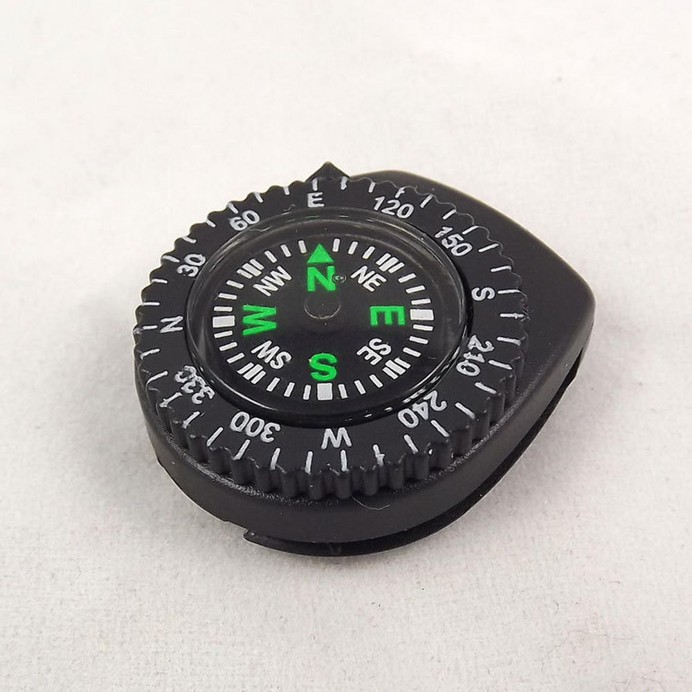 Survival Wrist Compass Watch Band, Portable Hiking Navigation Wristband for Outdoor Adventure Gear
