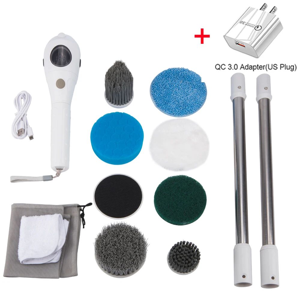 Wireless Electric Bathroom Cleaning Brush