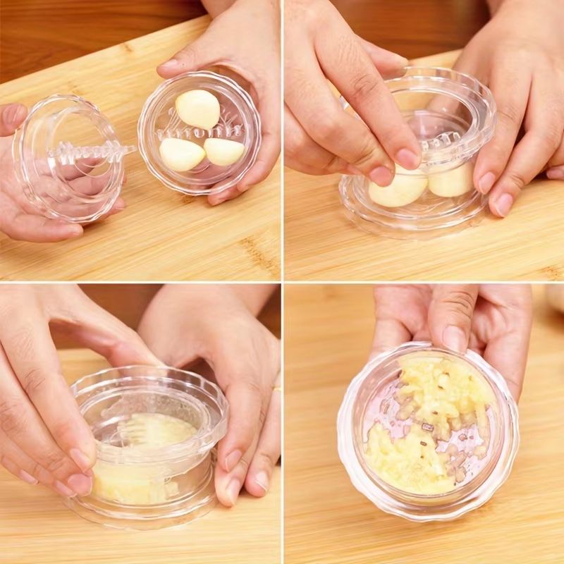 Multifunctional Manual garlic press and Crusher – Rolling Garlic Chopper Kitchen Tool