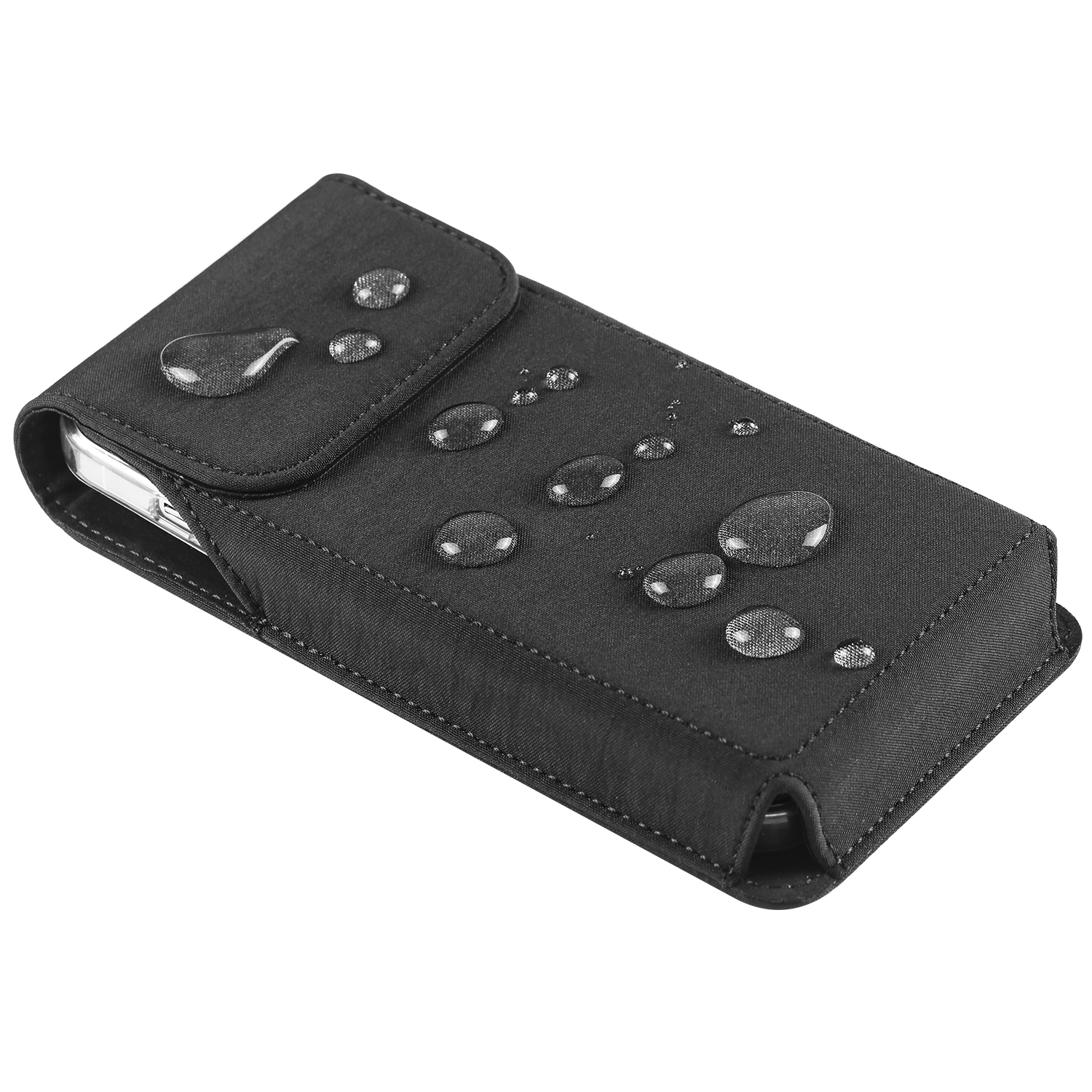 Universal Rugged Nylon Phone Holster with Secure Belt Clip and Loop
