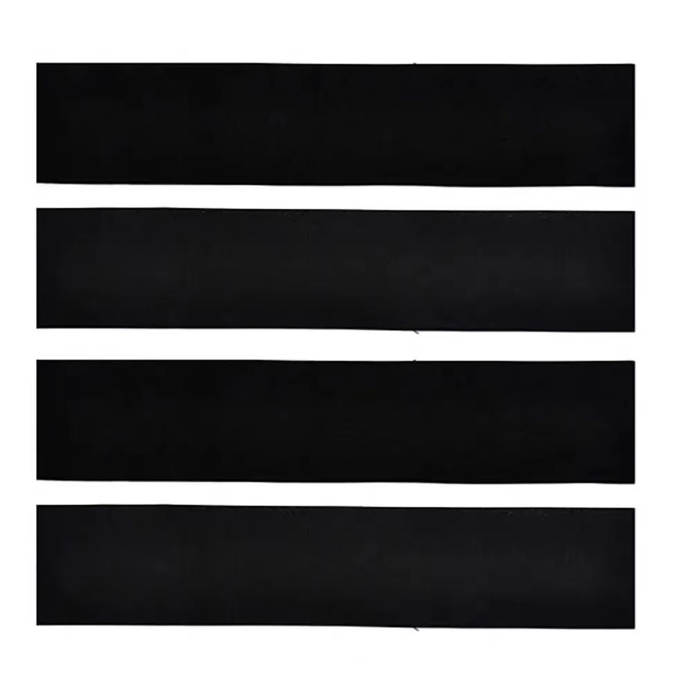 Ultra-Slim Frameless Adhesive License Plate Holder Kit (4-Pack Universal)