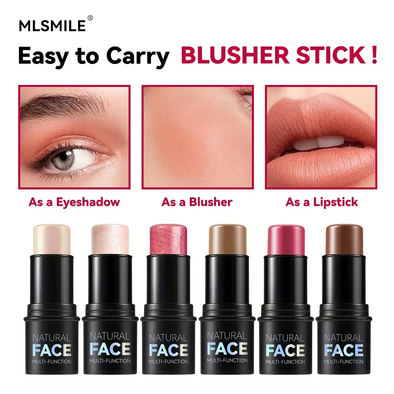 Multi-Function Cream Contour Stick | Highlighter, Bronzer & Blush Face Contouring Pen
