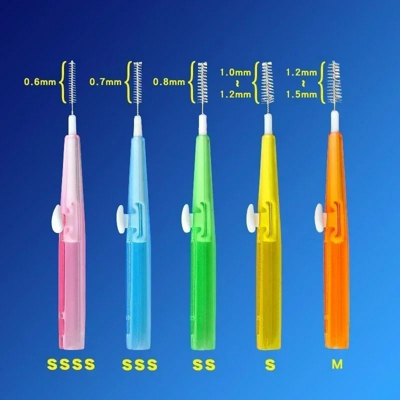 Curved Interdental Cleaning Brush Set – 20 Piece Dental Care Kit