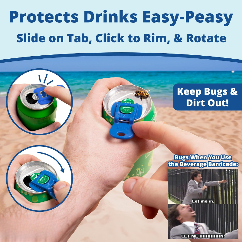 Plastic Small Bottle Opener, Easy Pull Coca Cola Can Opener, Sealing Dustproof Tool for Dining