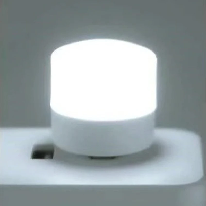 LED Mini USB Night Light Warm White Eye Protection Book Reading Lamp USB Plug Computer Mobile Power Charger